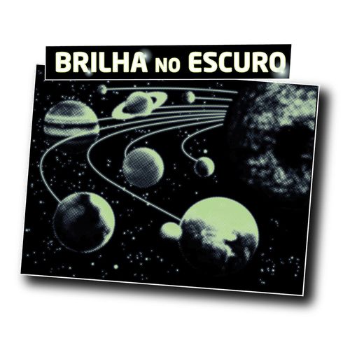 Quebra-Cabeça - Sistema Solar - Brilha no Escuro - 500 Peças - Grow