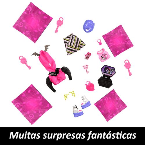 Boneca Monster High - Draculaura - Skulltimate Secrets - Neon Frights - Mattel