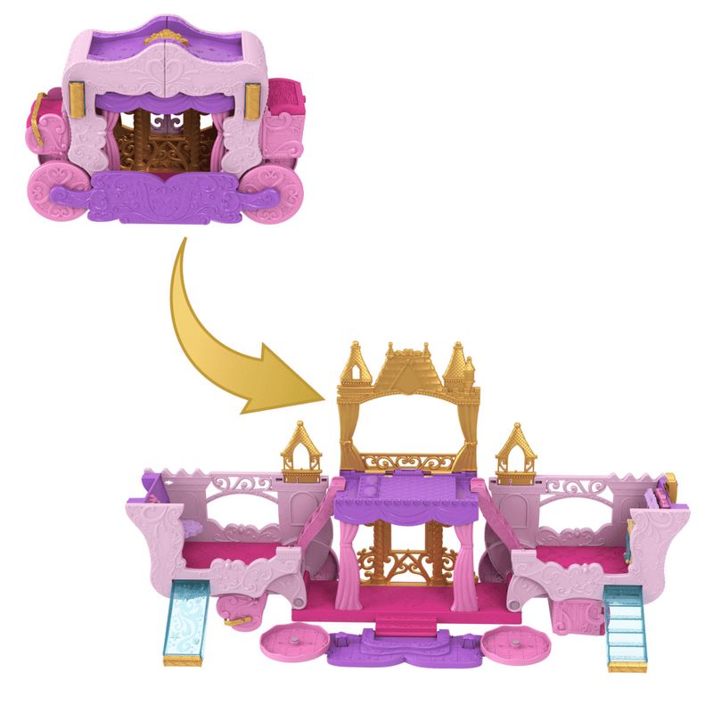 MATHWX17---Playset-com-Mini-Boneca---Carruagem-do-Castelo---Disney---Mattel-4