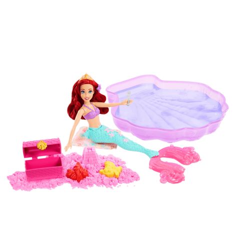 Playset com Boneca - Ariel Água e Areia - Disney - Mattel