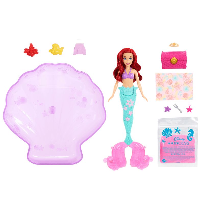 MATHWB39---Playset-com-Boneca---Ariel-Agua-e-Areia---Disney---Mattel-3
