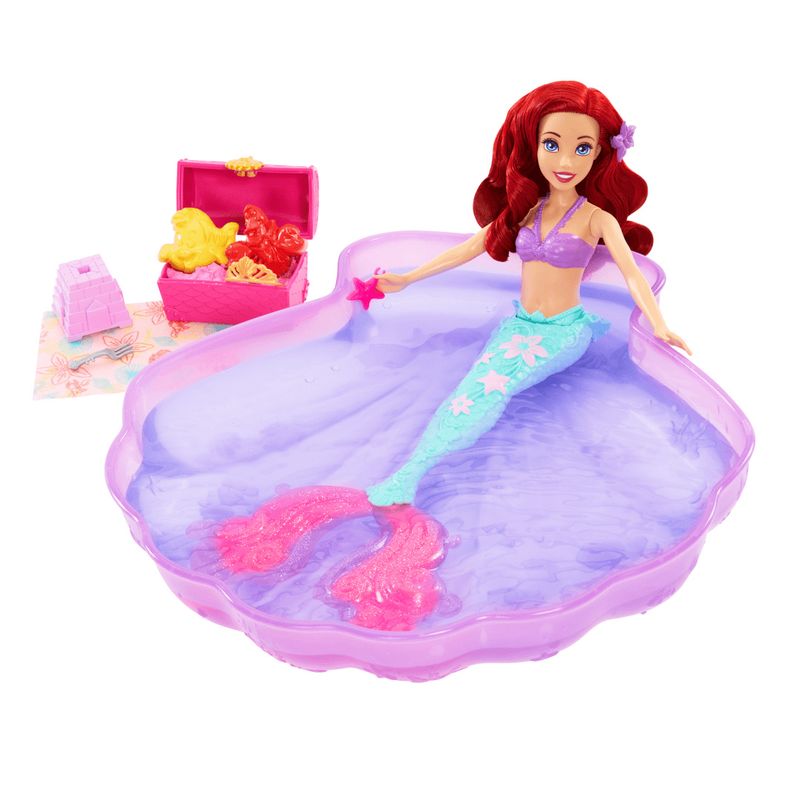 MATHWB39---Playset-com-Boneca---Ariel-Agua-e-Areia---Disney---Mattel-4