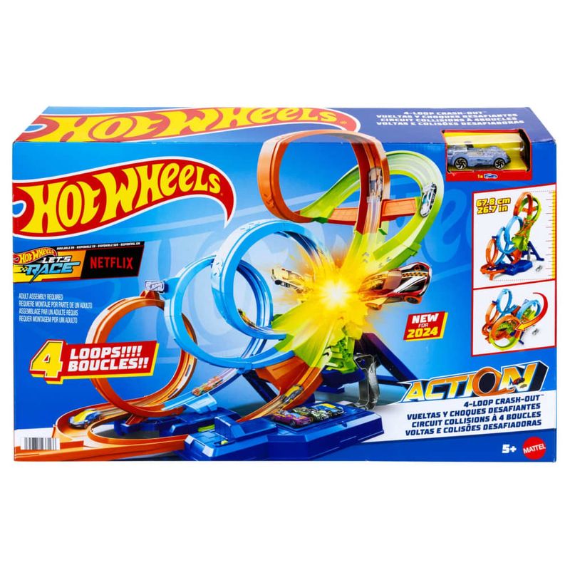 MATHXR70---Pista-com-Carrinho-Hot-Wheels---Voltas-e-Colisoes-Desafiadoras---Mattel-2