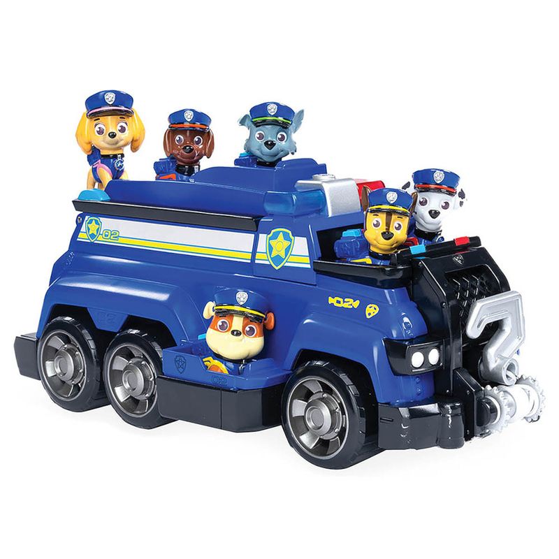 SUN1285---Veiculo-com-Mini-Figuras---Carrinho-da-Equipe-de-Policia---Patrulha-Canina---Sunny-1