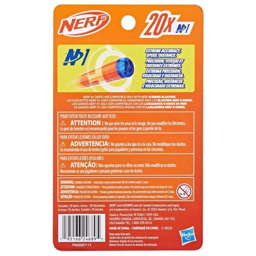Refil de Dardos Nerf - N Series - 20 Unidades - Hasbro