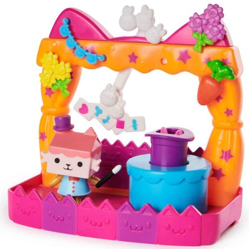 Playset com Mini Figura - Varanda com Baby Box Cat - Casa da Gabby - Sunny
