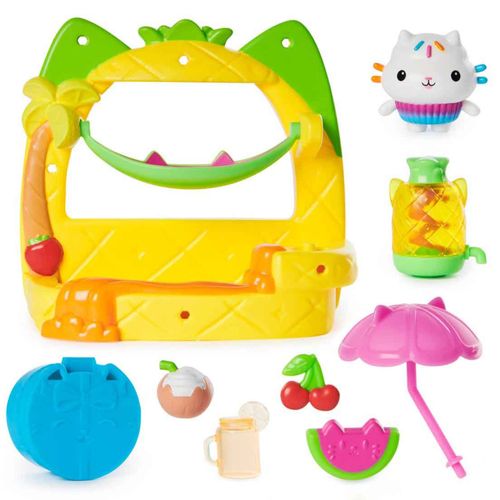 Playset com Mini Figura - Varanda com Cakey Cat - Casa da Gabby - Sunny