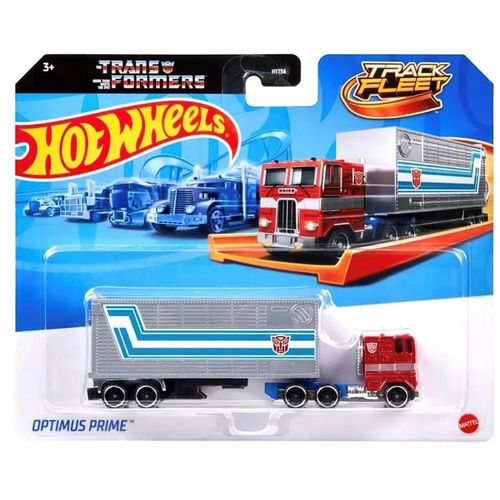 Caminhão Hot Wheels - Optimus Prime - Track Fleet - 1:64 - Mattel