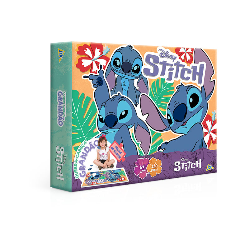 TYT3238---Quebra-Cabeca-Grande---Stitch---Disney---120-Pecas---Toyster-1