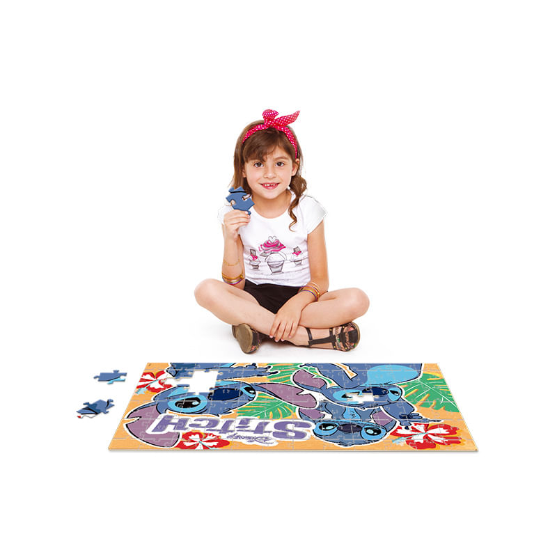 TYT3238---Quebra-Cabeca-Grande---Stitch---Disney---120-Pecas---Toyster-4