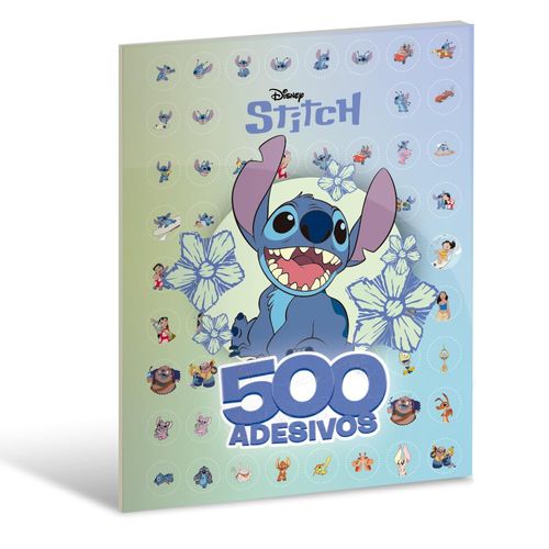 Livro de Adesivos - Stitch - Disney - 500 unidades - Culturama