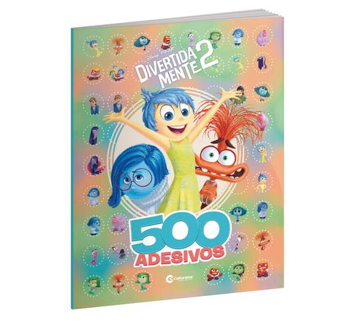 Livro de Adesivos - Divertidamente 2 - Disney - 500 unidades - Culturama
