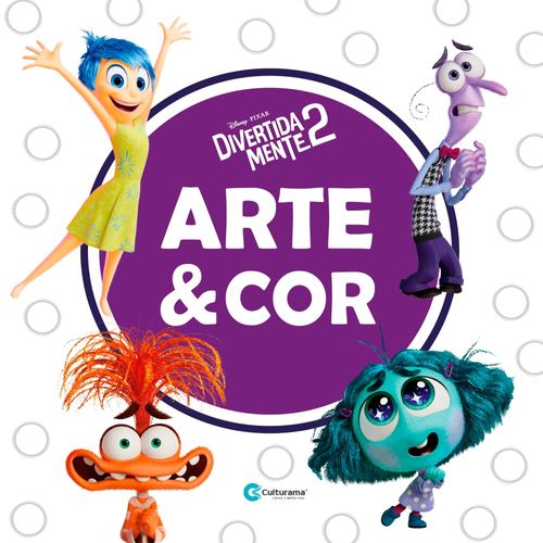 Livro de Colorir - Divertidamente 2 - Arte e Cor - Disney - Culturama