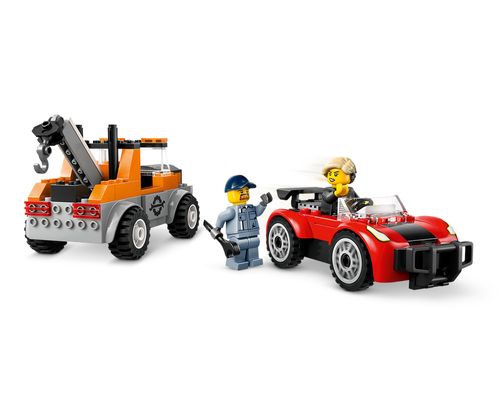 LEGO City - Caminhão de reboque e carro esportivo - 101 Peças - 60435