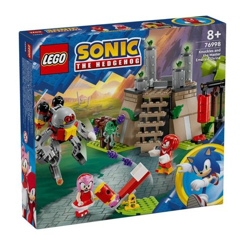 LEGO Sonic The Hedgehog - Knuckles e o Santuário Mestre Esmeralda - 325 Peças - 76998