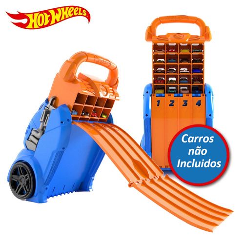 Porta Carrinhos com Lançador - Hot Wheels - Fun