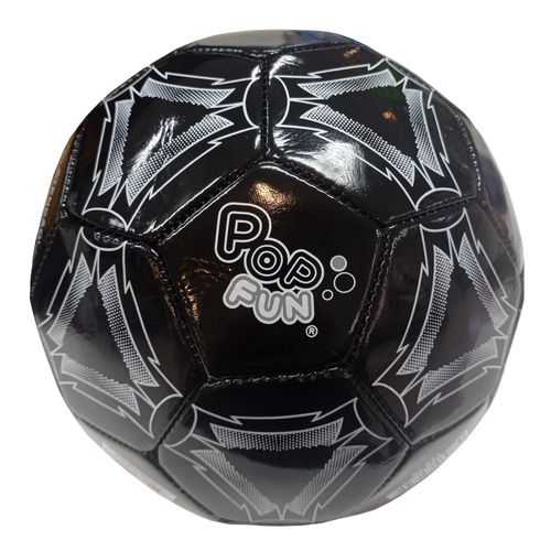 Bola de Futebol - Pop Fun - Preto - Tamanho 5 - ST Import