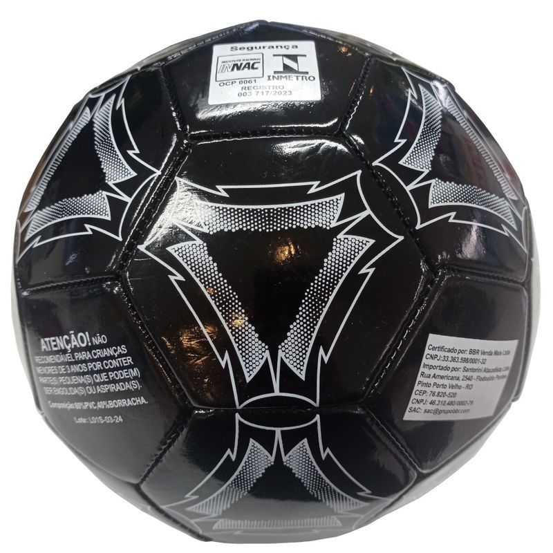 STISL424---Bola-de-Futebol---Pop-Fun---Preto---Tamanho-5---ST-Import-2