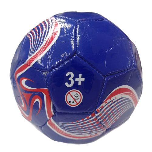 Mini Bola de Futebol - Azul e Vermelho - Tamanho 2 - ST Import