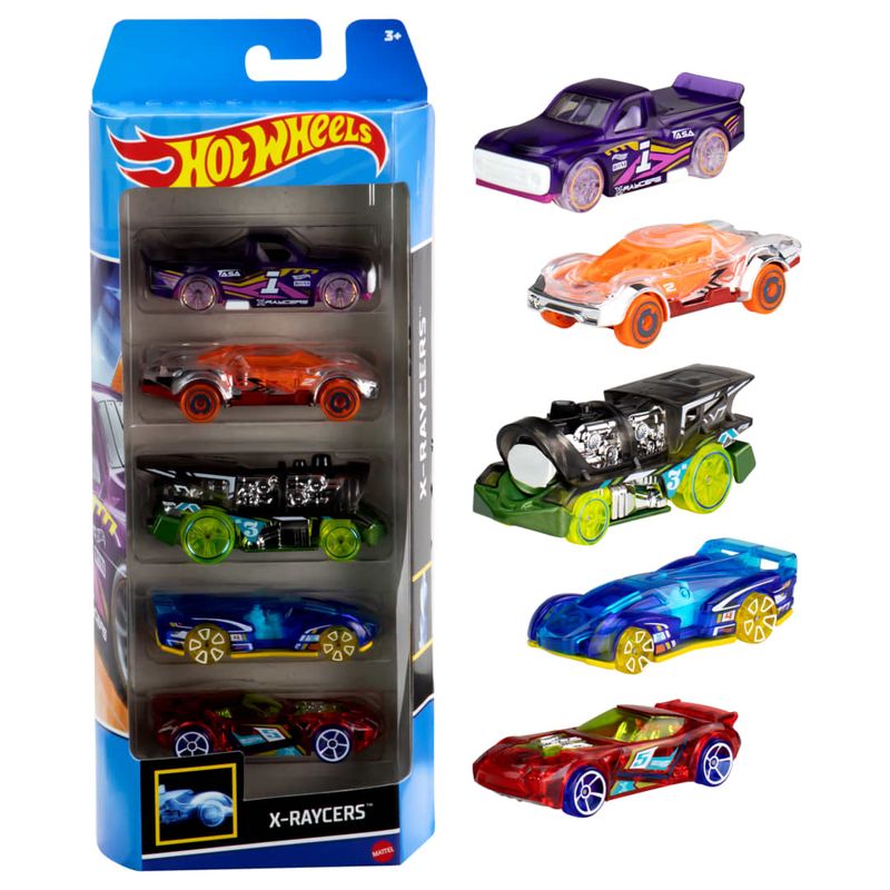 MAT1806---Carrinhos-Hot-Wheels---Pacote-com-5-Carros---Sortido---164---Mattel-4