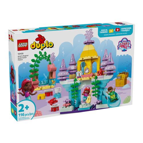 LEGO Duplo - Palácio Subaquático Mágico de Ariel - 116 Peças - 10435