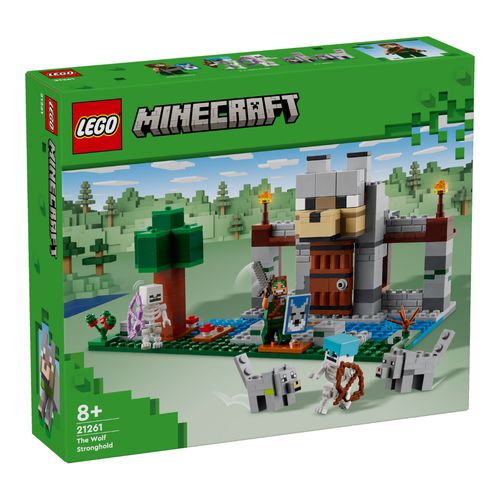 LEGO Minecraft - A Fortaleza do Lobo - 312 Peças - 21261