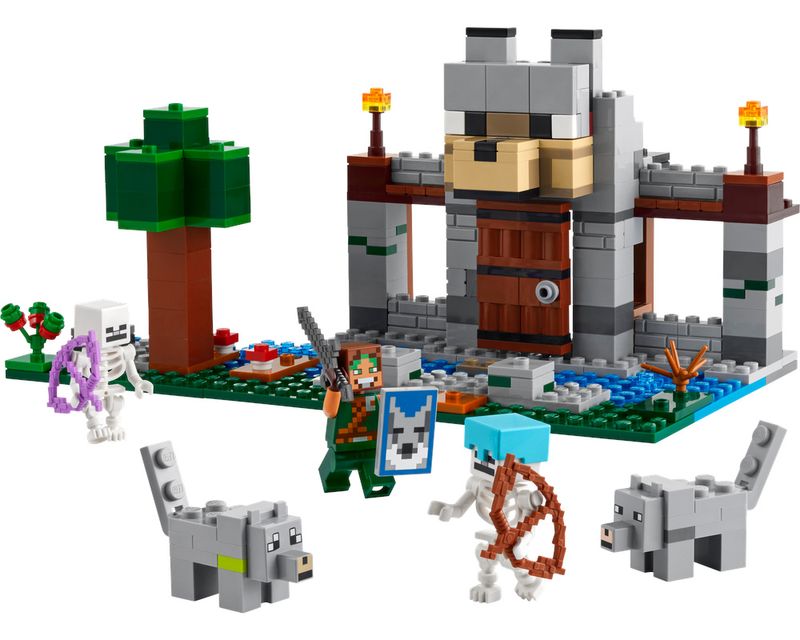 LEG21261---LEGO-Minecraft---A-Fortaleza-do-Lobo---312-Pecas---21261-2