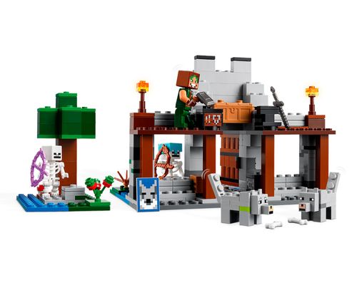 LEGO Minecraft - A Fortaleza do Lobo - 312 Peças - 21261