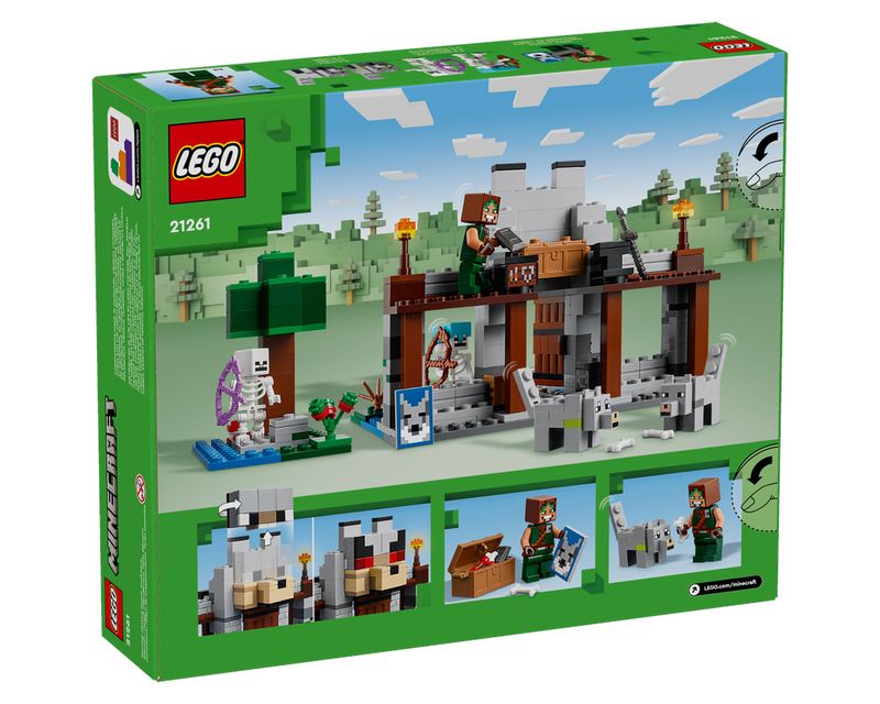 LEG21261---LEGO-Minecraft---A-Fortaleza-do-Lobo---312-Pecas---21261-6