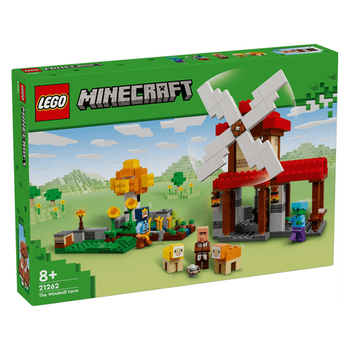 LEGO Minecraft - A Fazenda do Moinho de Vento - 462 Peças - 21262