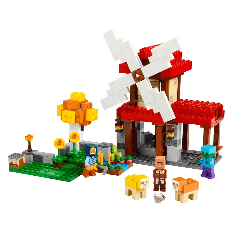LEG21262---LEGO-Minecraft---A-Fazenda-do-Moinho-de-Vento---462-Pecas---21262-2