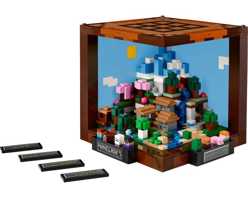LEG21265---LEGO-Minecraft---A-Mesa-de-Trabalho---1195-Pecas---21265-2