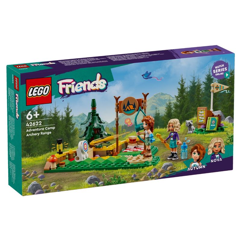 LEG42622---LEGO-Friends---Treino-com-Arco-do-Acampamento-de-Aventura---157-Pecas---42622-1