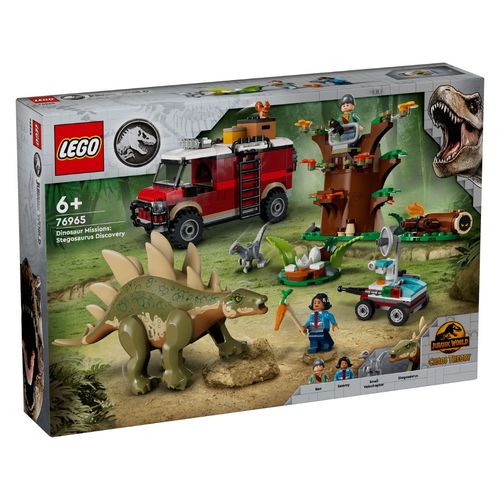 LEGO Jurassic World - Missões de Dinossauros: Descoberta do Estegossauro - 420 Peças - 76965