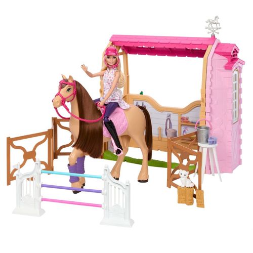 Playset com Boneca Barbie - Estábulo dos Sonhos - Barbie Mysteries - Mattel