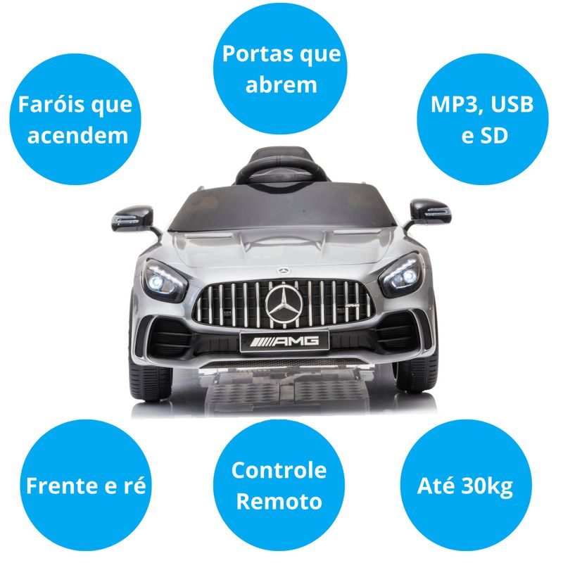 YESHL-2588-S---Carro-Eletrico-Infantil-com-Controle-Remoto---Mercedes-AMG-GT-2