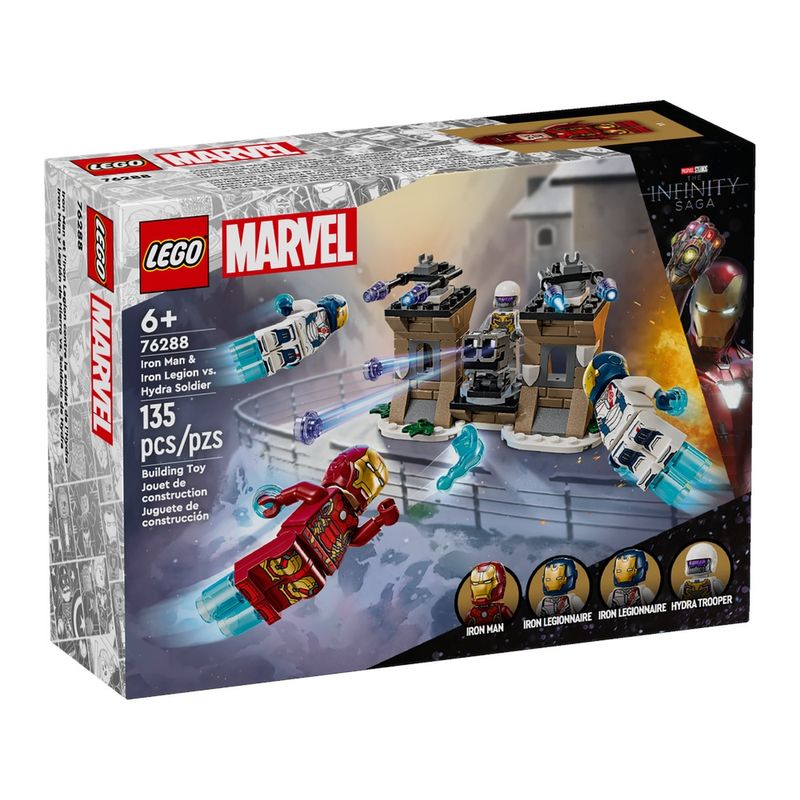 LEG76288---LEGO-Marvel---Homem-de-Ferro-e-Legiao-de-Ferro-vs-Soldado-Hydra---135-Pecas---76288-1