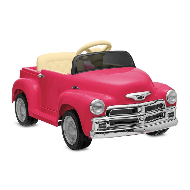 BAN2687---Carro-Eletrico-Infantil-com-Controle-Remoto---Chevy---Rosa---12V---Bandeirante-1