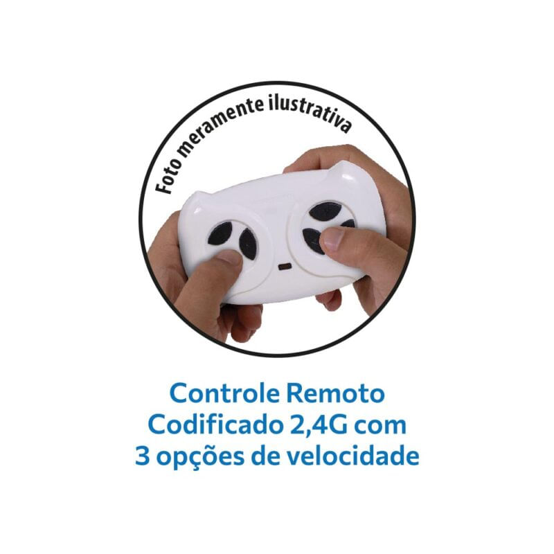 BAN2687---Carro-Eletrico-Infantil-com-Controle-Remoto---Chevy---Rosa---12V---Bandeirante-7