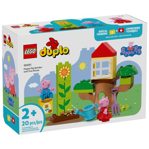 LEGO Duplo - Jardim e casa na árvore da Peppa Pig - 20 Peças - 10431