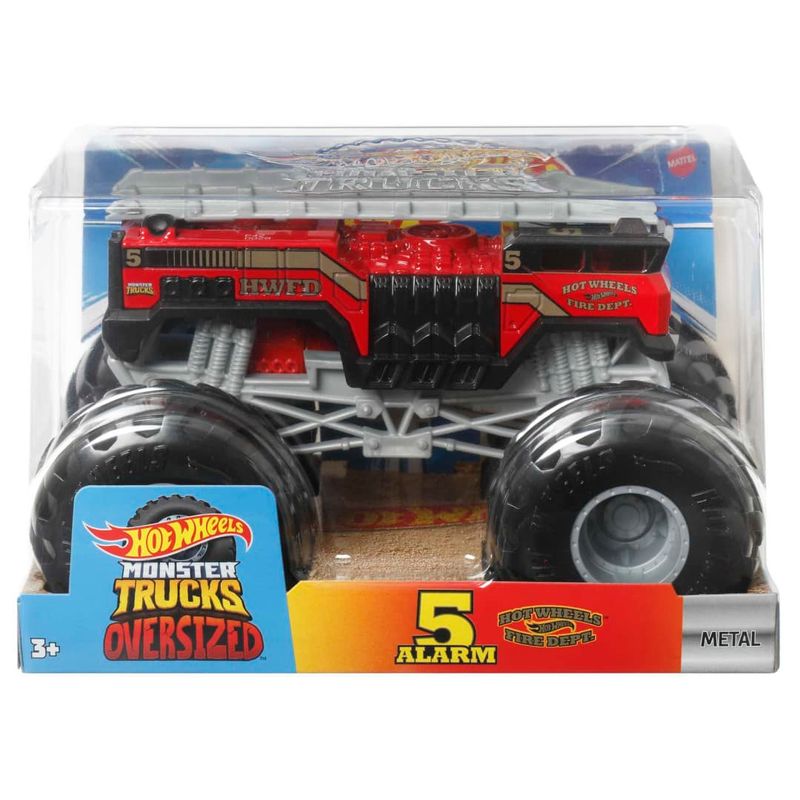MATFYJ83-HNM77---Carrinho-Hot-Wheels---5-Alarm---Monster-Trucks---20-cm---124---Mattel-2