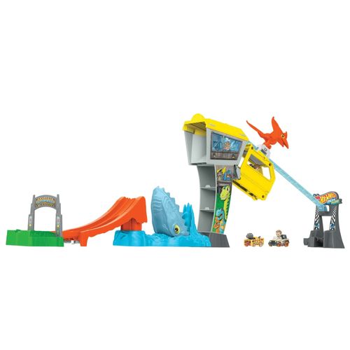 Pista Hot Wheels - Ataque da Raptor Blue - Jurassic World - Racer Verse - Mattel