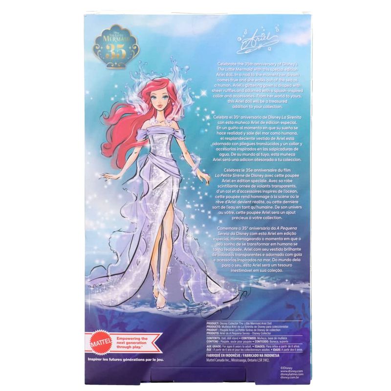 MATHWP47---Boneca-Ariel---A-Pequena-Sereia---Disney-Collector---35-Anos---Mattel-6