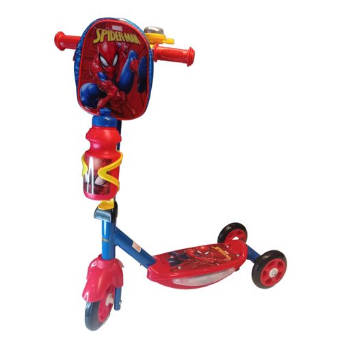 Patinete Infantil 3 Rodas com Luz e Som - Spider-Man - Marvel - ST Import