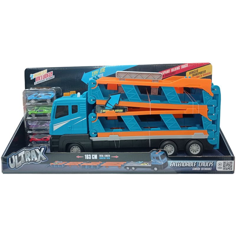 STISL50055---Caminhao-Porta-Carrinhos-com-Pista---Ultrax---Luz-e-Som---ST-Import-2