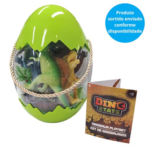 Ovo com Dinossauros - Dino State - Sortido - ST Import