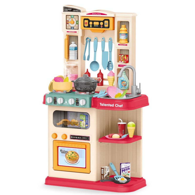 ORISL50043---Cozinha-Infantil-com-Luz-e-Som---Minha-Cozinha-Real---Sweet-Home---65-Pecas---ST-Import-1