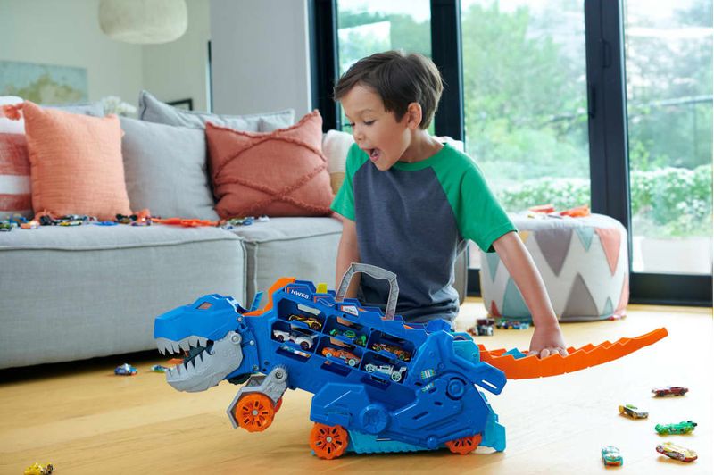 MATHNG50---Porta-Carrinhos-com-Pista-Hot-Wheels-com-Luz-e-Som---Transportador-T-Rex-Ultimate---Mattel-6