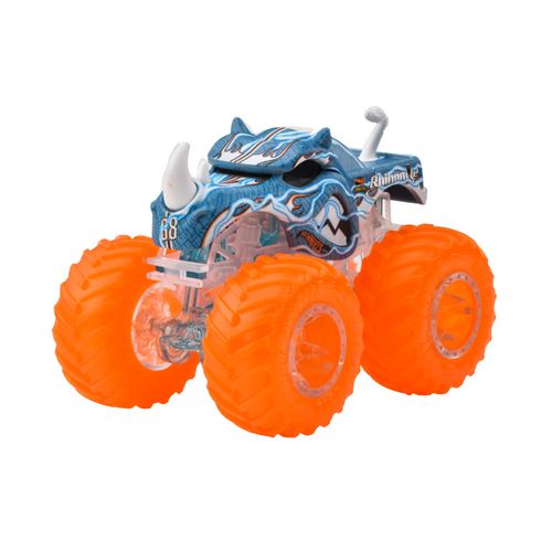 Carrinho Hot Wheels - Rhinomite - Monster Trucks - Power Smashers - 09 cm - 1:64 - Mattel