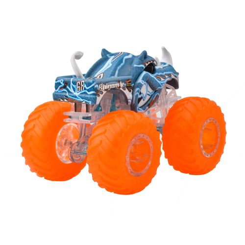 Carrinho Hot Wheels - Rhinomite - Monster Trucks - Power Smashers - 09 cm - 1:64 - Mattel